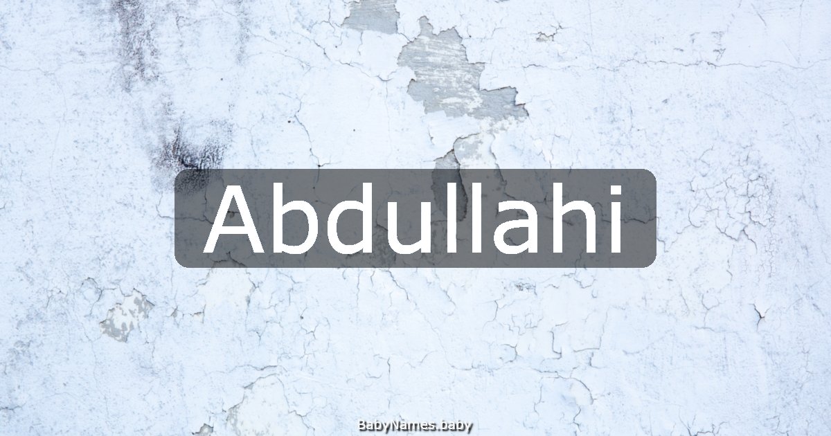 Abdullahi