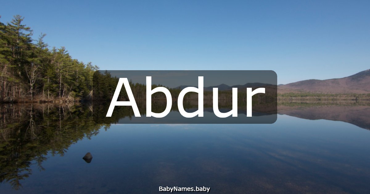 Abdur