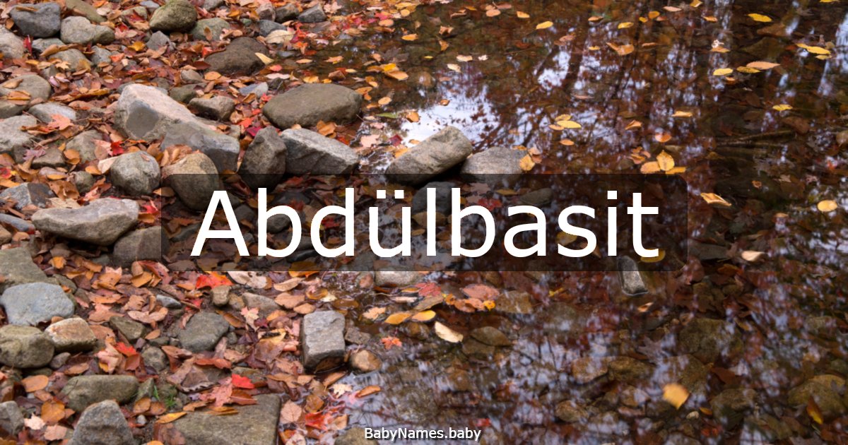 Abdülbasit