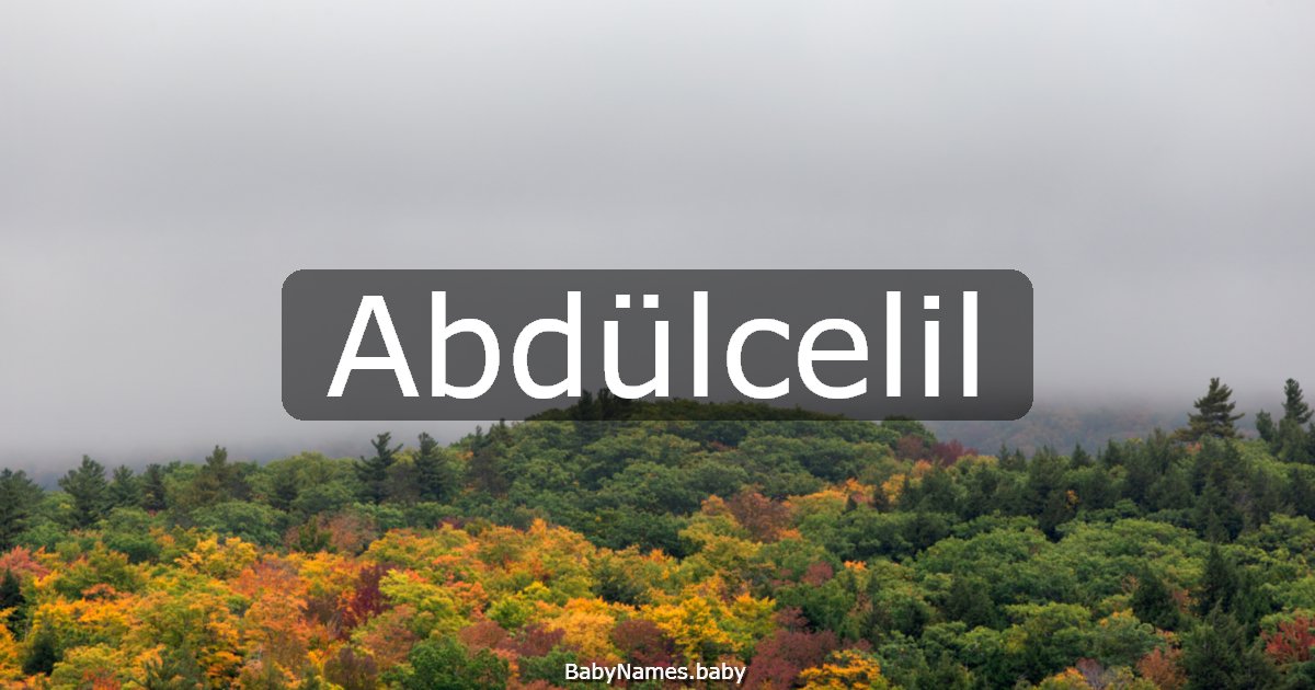 Abdülcelil