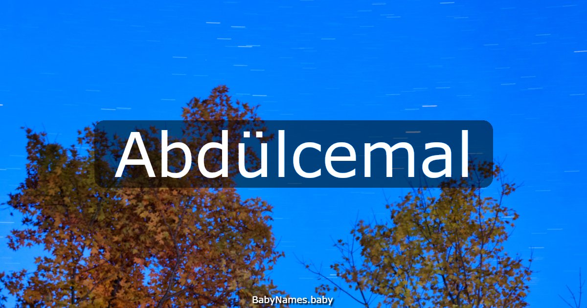 Abdülcemal