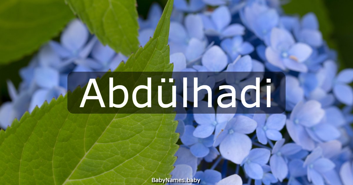 Abdülhadi