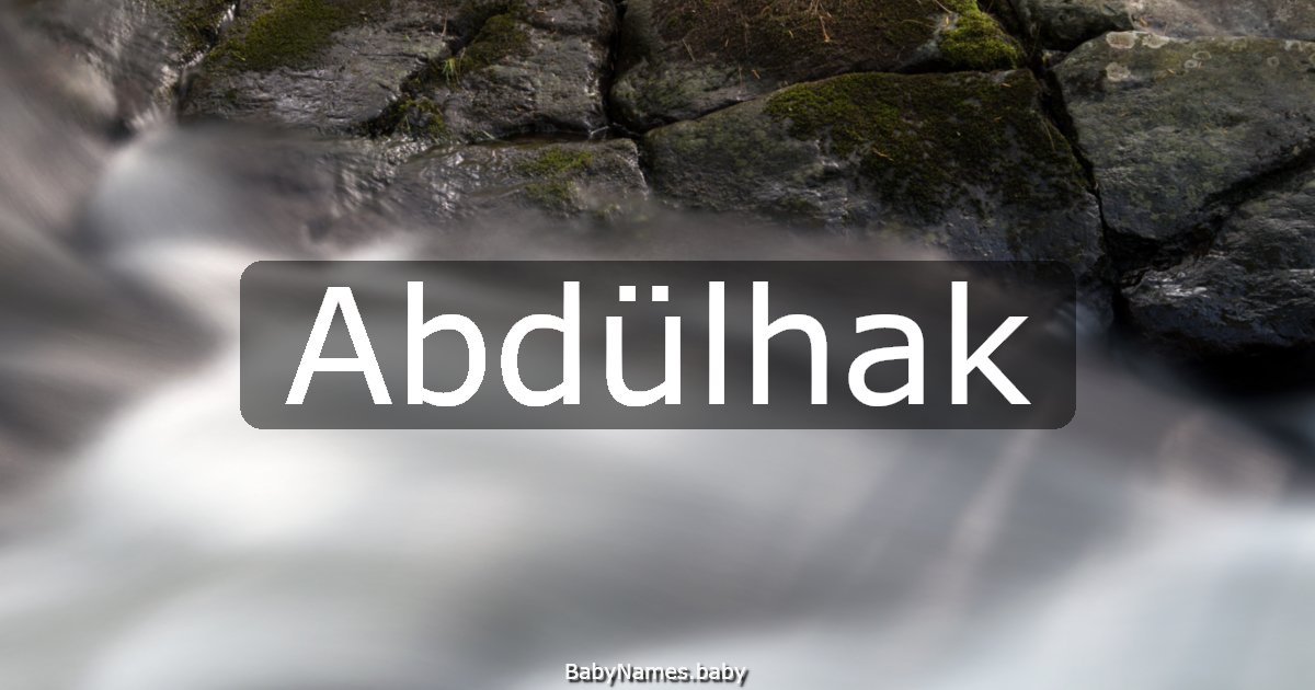 Abdülhak