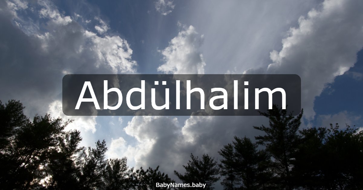 Abdülhalim