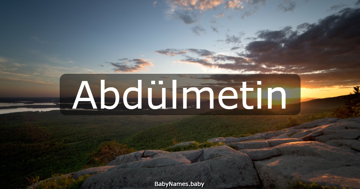 Abdülmetin