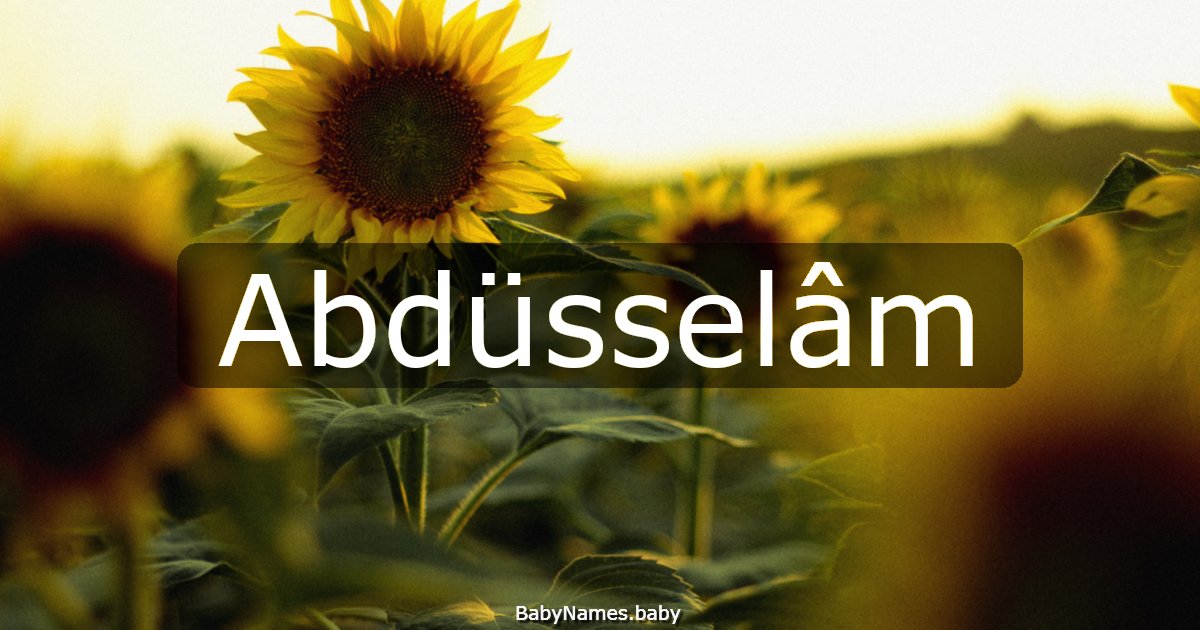 Abdüsselâm