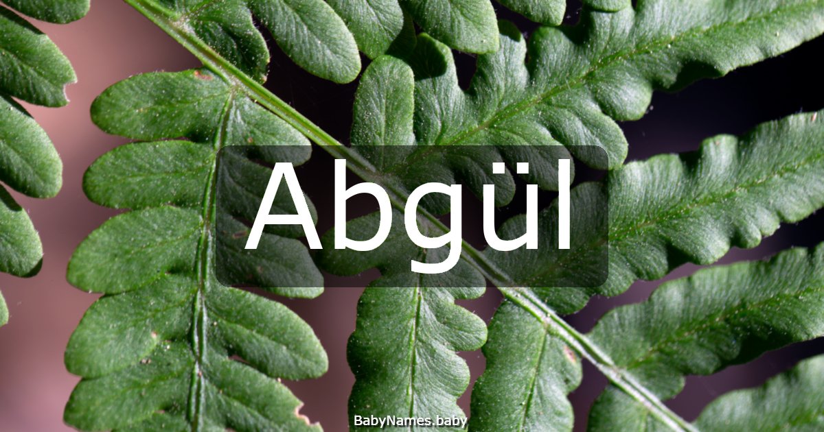 Abgül