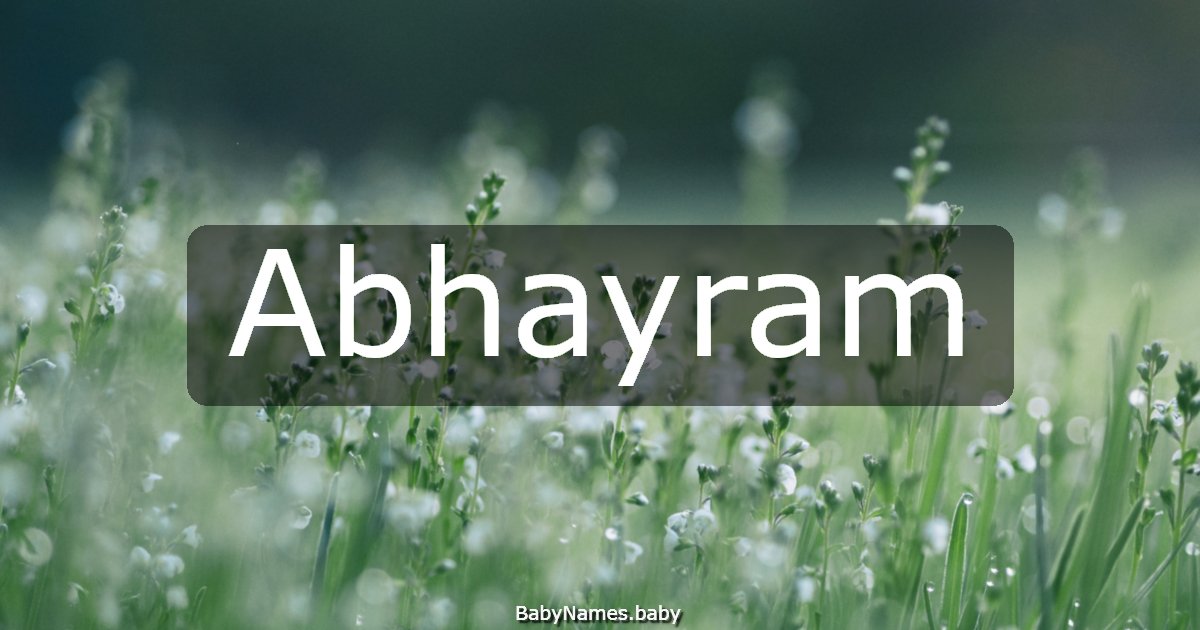 Abhayram