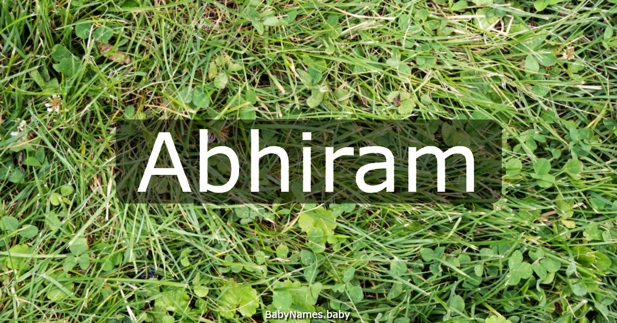 Abhiram