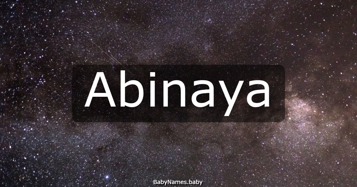 Abinaya