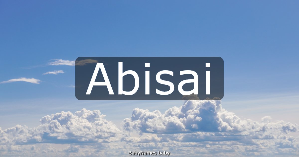 Abisai