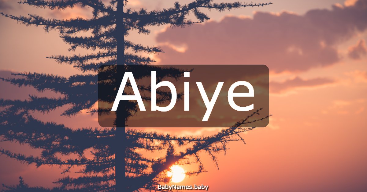 Abiye