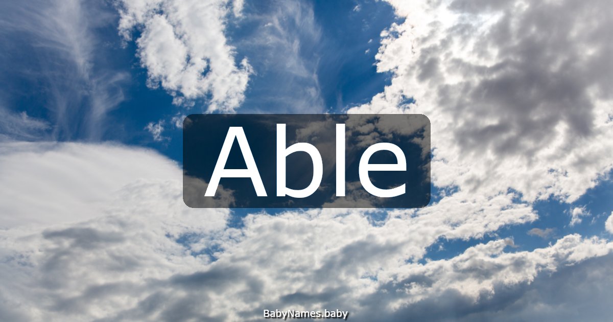 Able