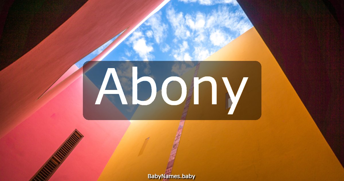 Abony