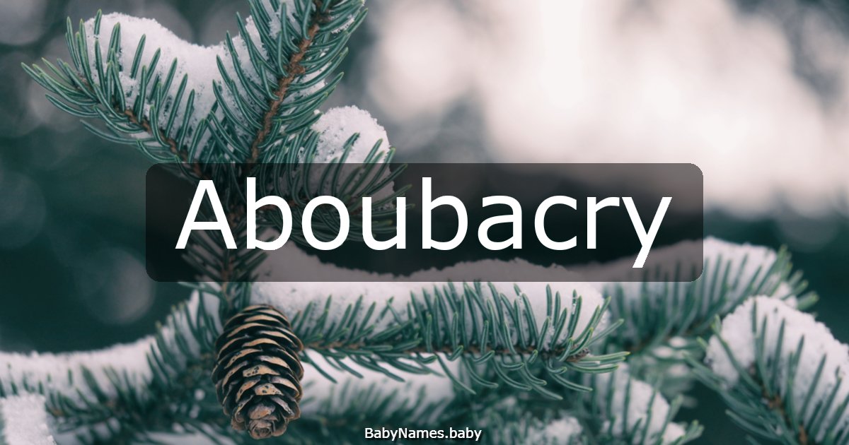 Aboubacry