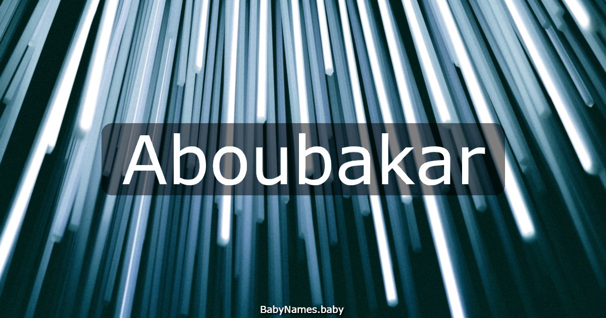 Aboubakar