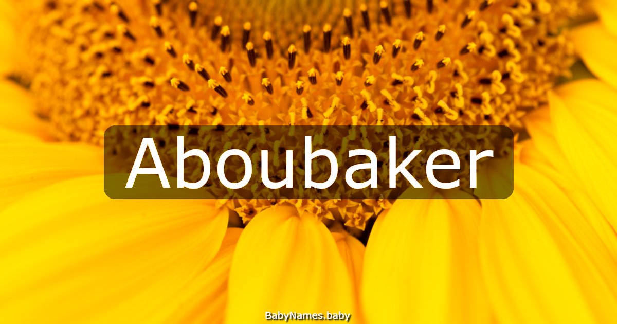 Aboubaker