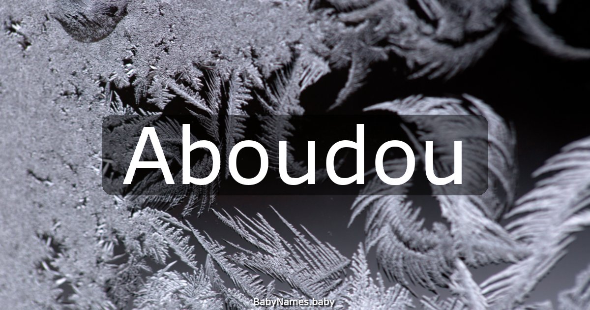 Aboudou