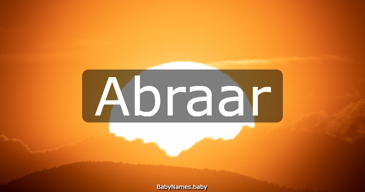 Abraar
