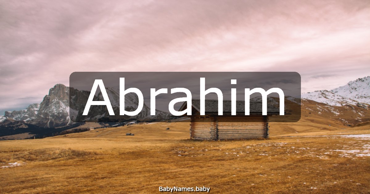 Abrahim