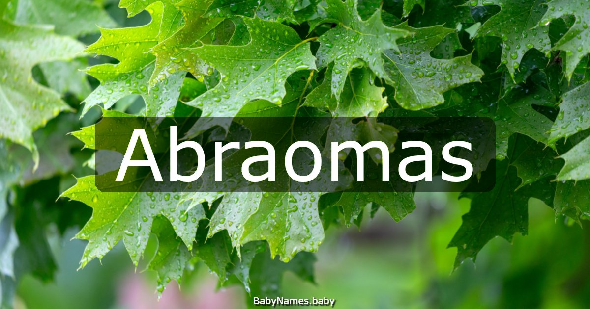 Abraomas