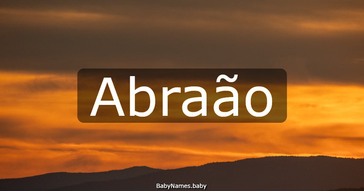 Abraão