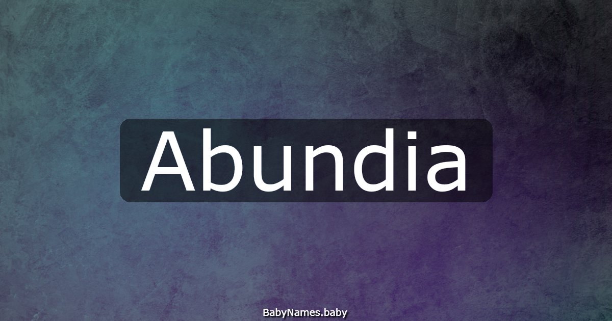 Abundia