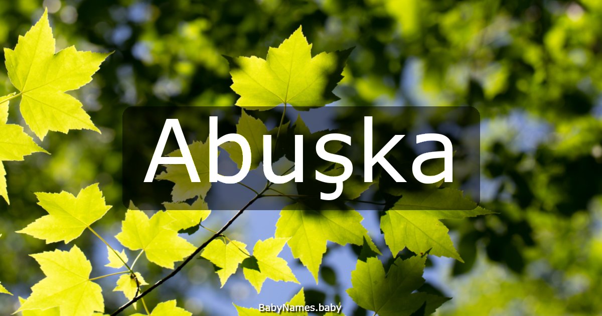Abuşka