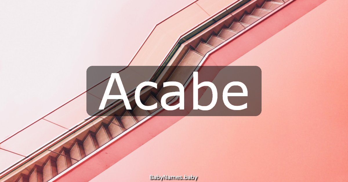 Acabe