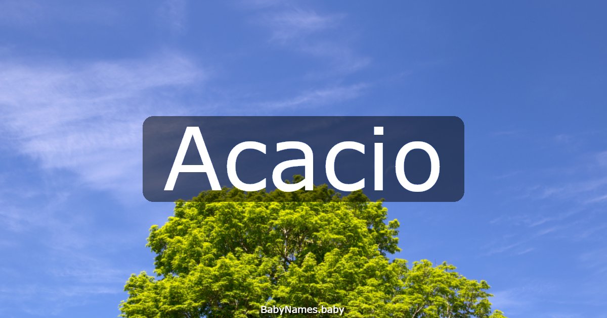 Acacio