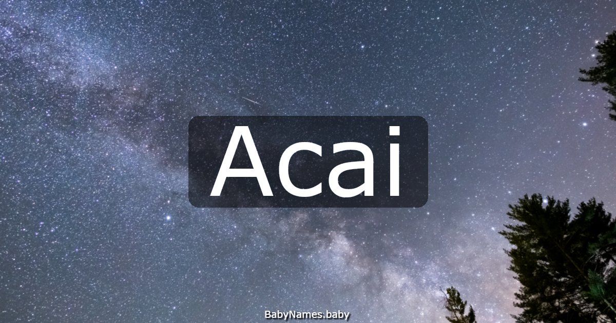 Acai