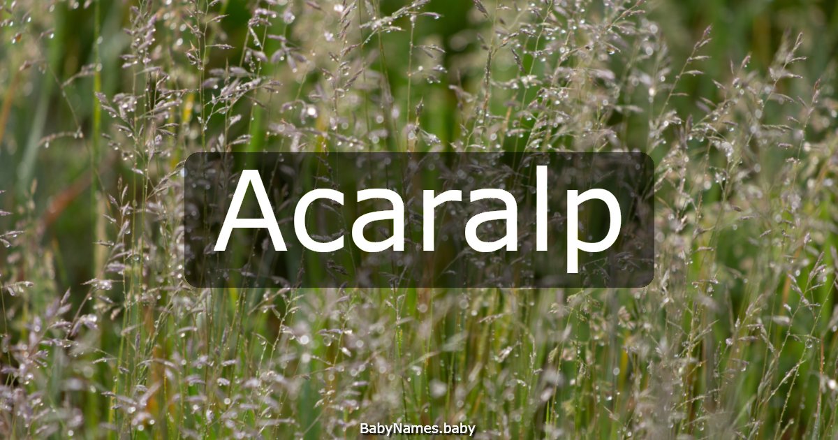 Acaralp