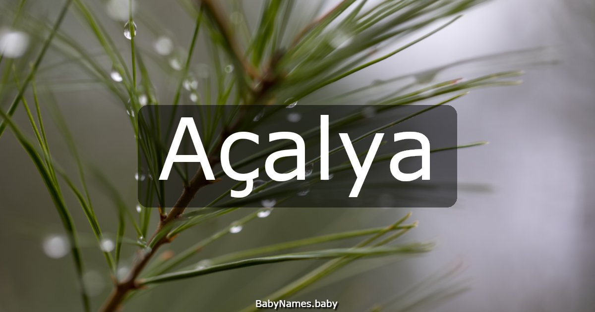Açalya