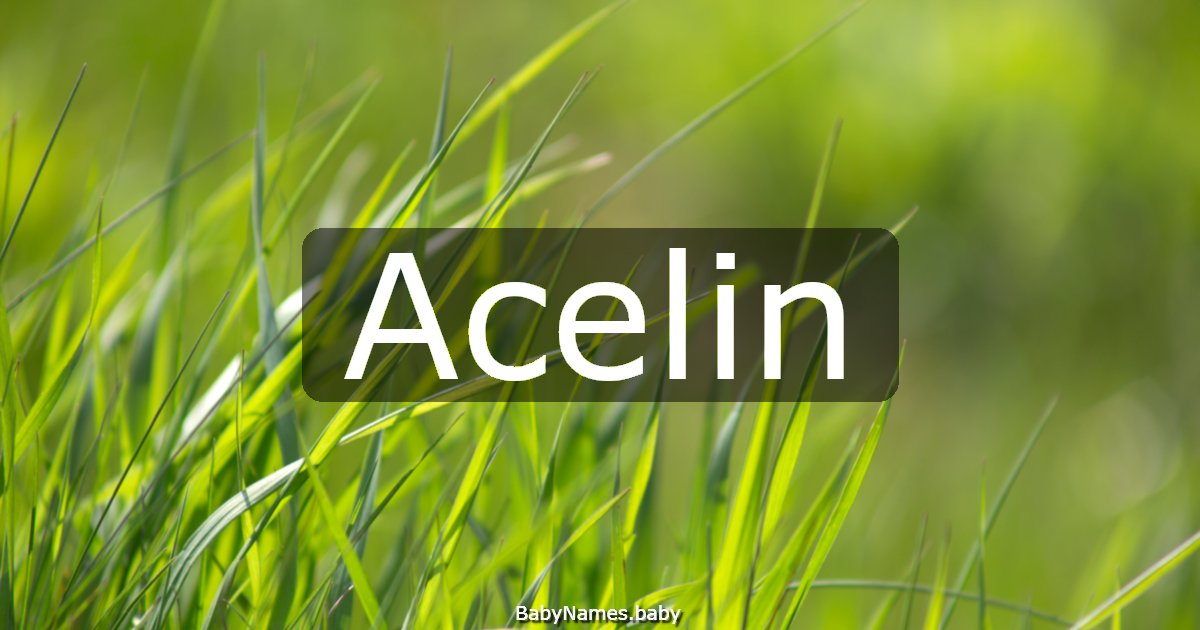 Acelin