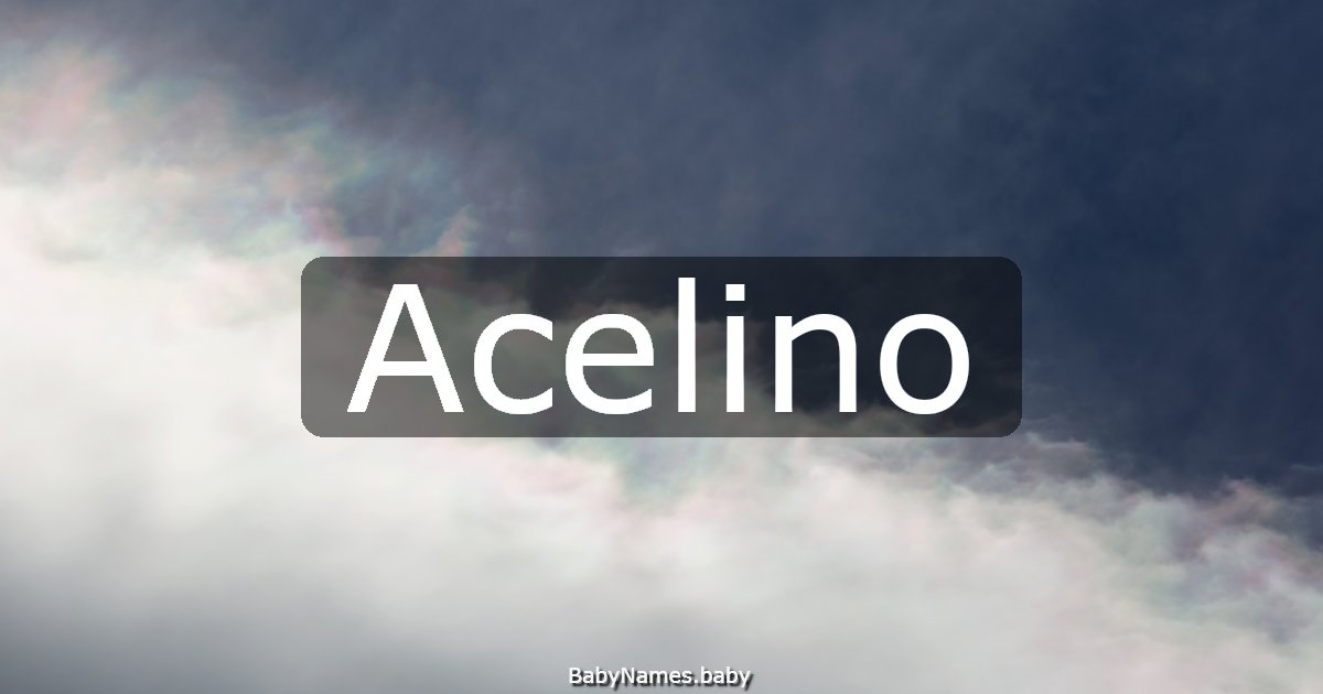 Acelino