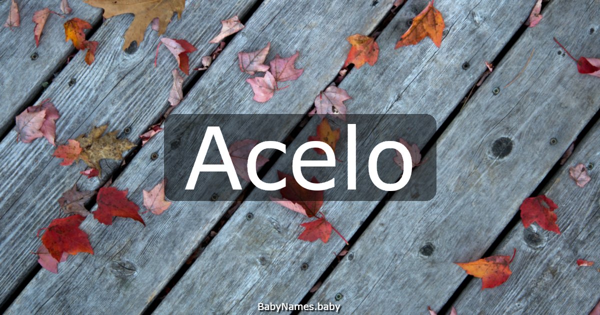 Acelo