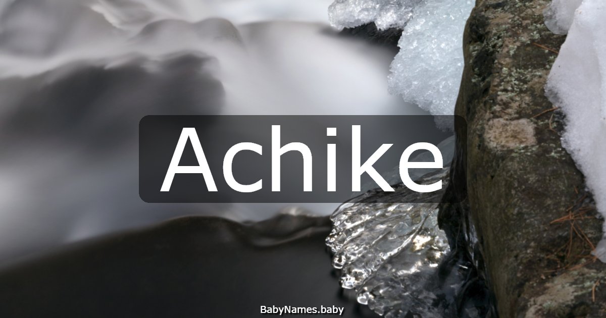 Achike