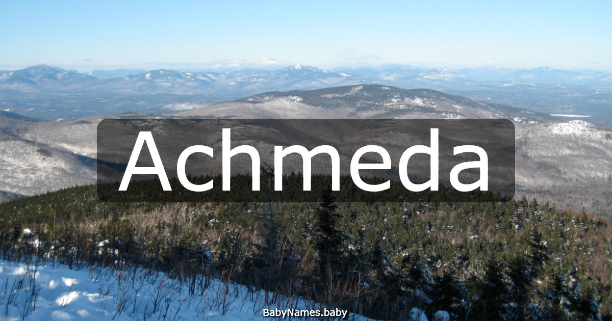 Achmeda