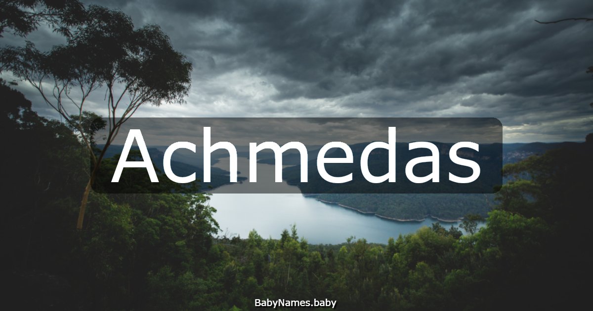Achmedas