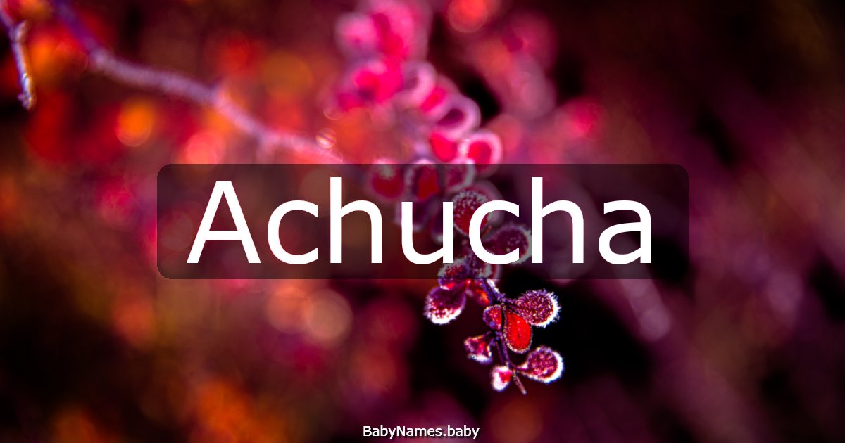 Achucha