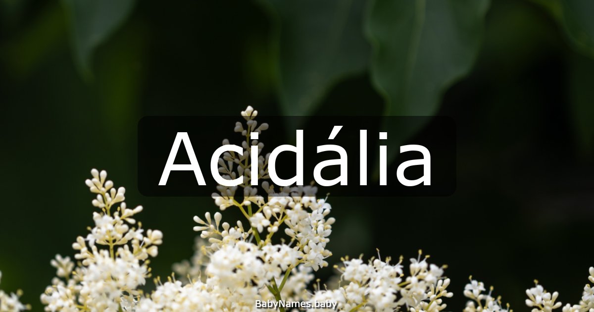 Acidália
