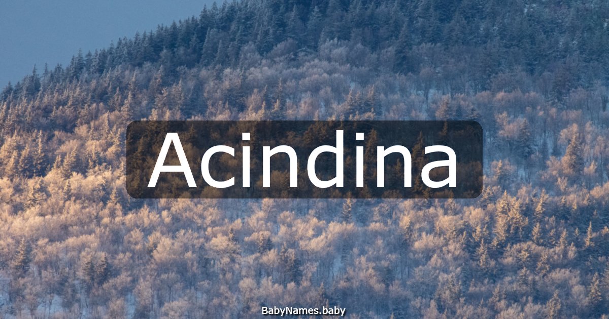 Acindina