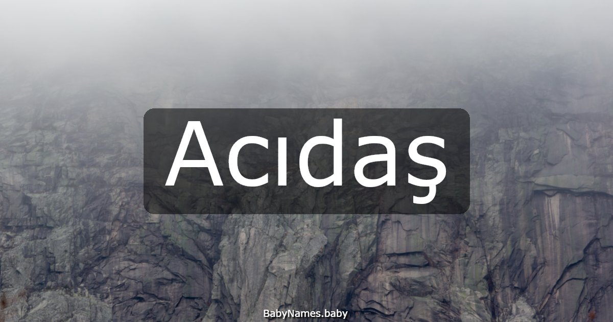Acıdaş