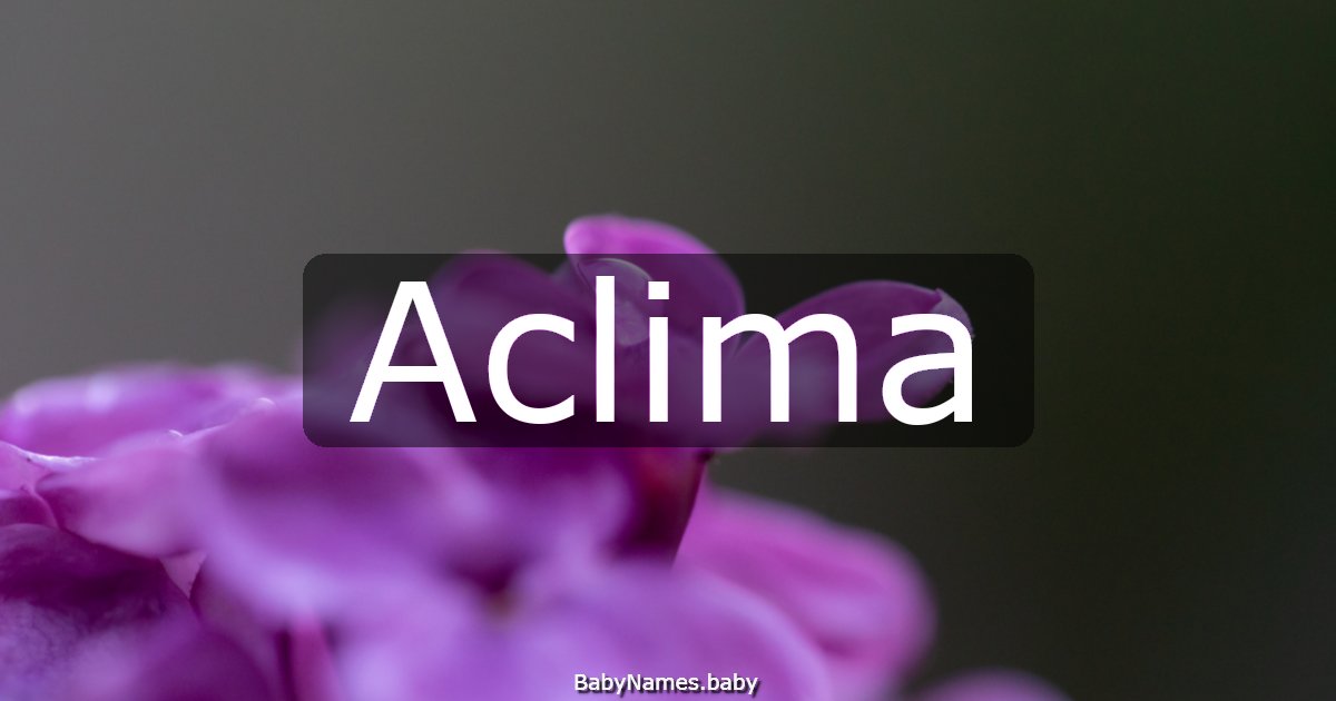 Aclima