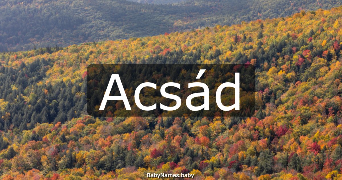 Acsád