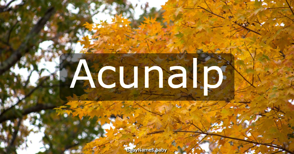 Acunalp