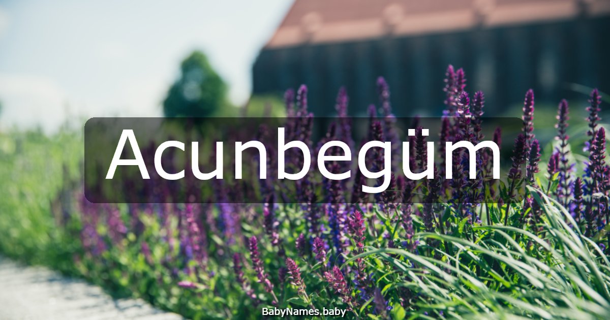 Acunbegüm