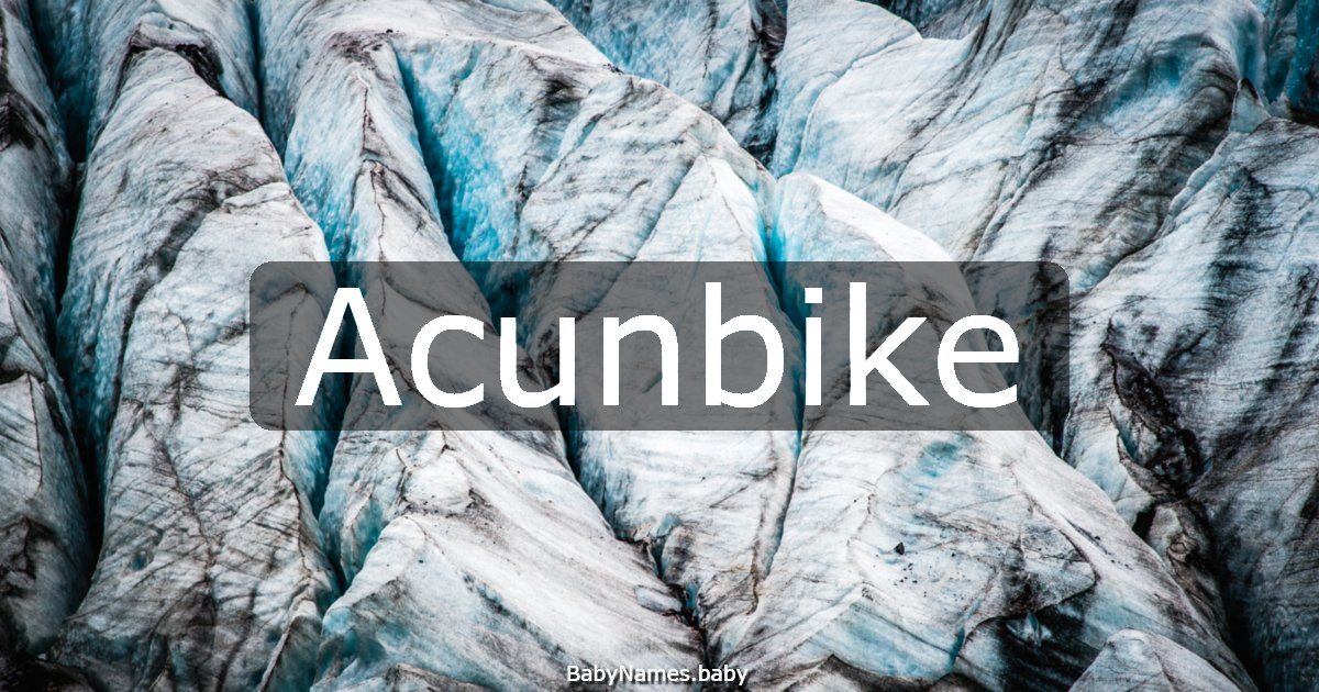 Acunbike