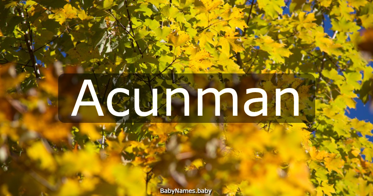 Acunman