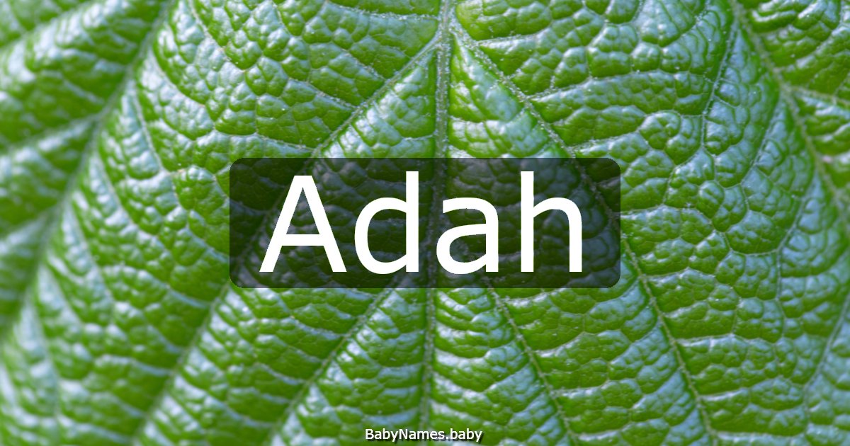 Adah